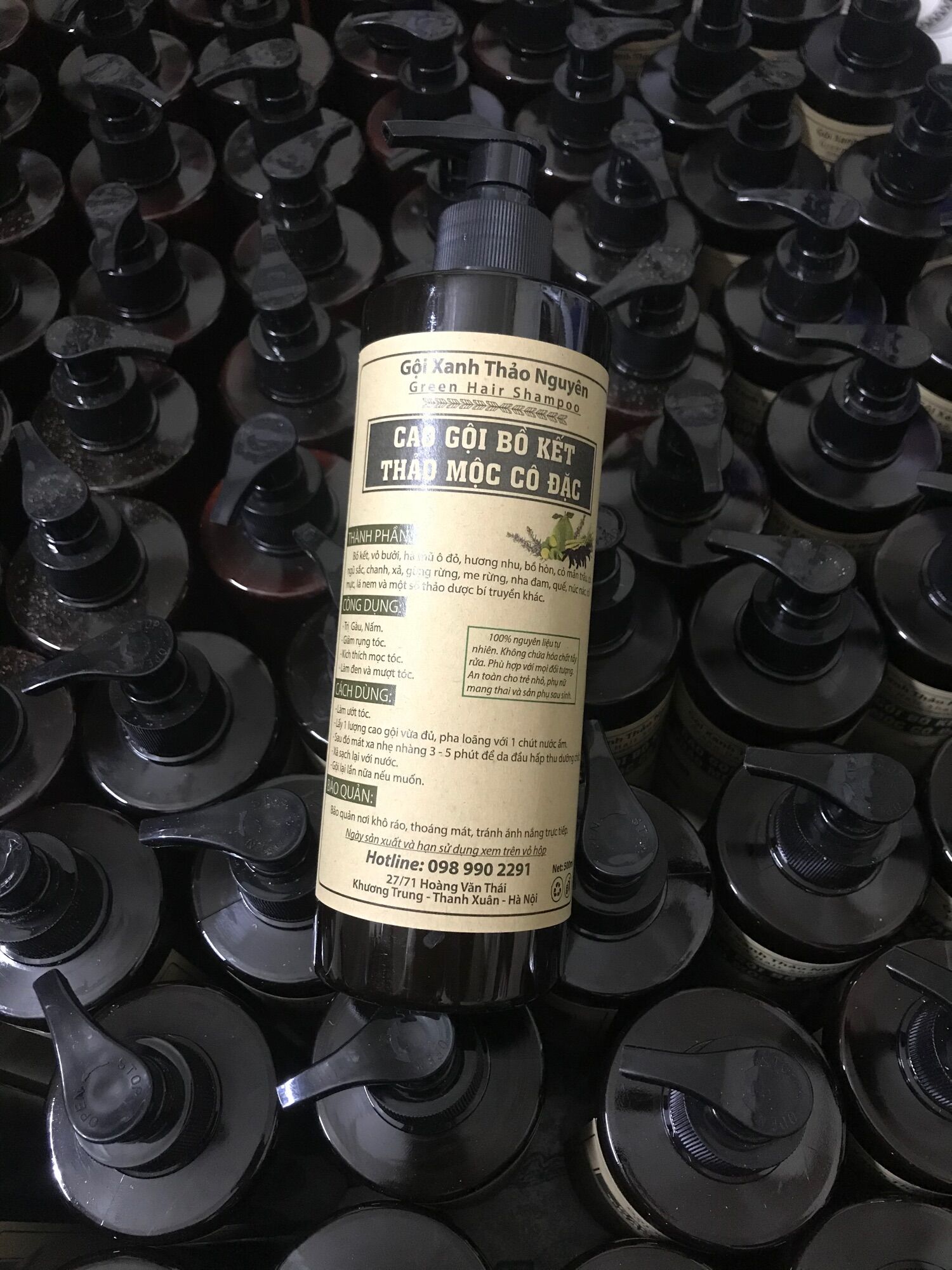 Cao Gội Bồ Kết Thảo Mộc Cô Đặc chai 500ml