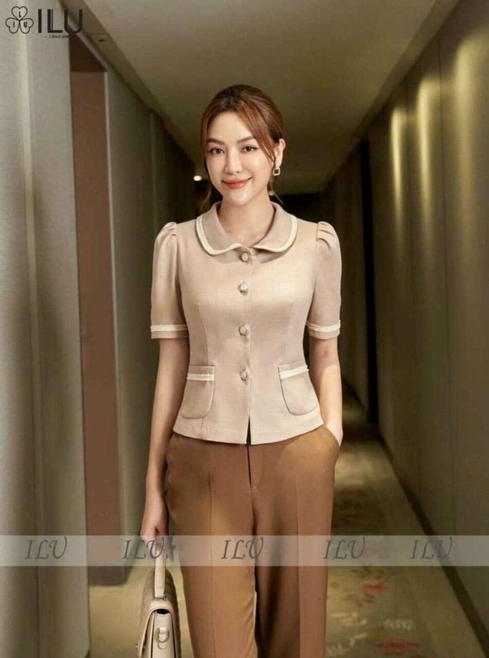 Áo Kiểu Nữ Công Sở Vải Mịn Dày HOT