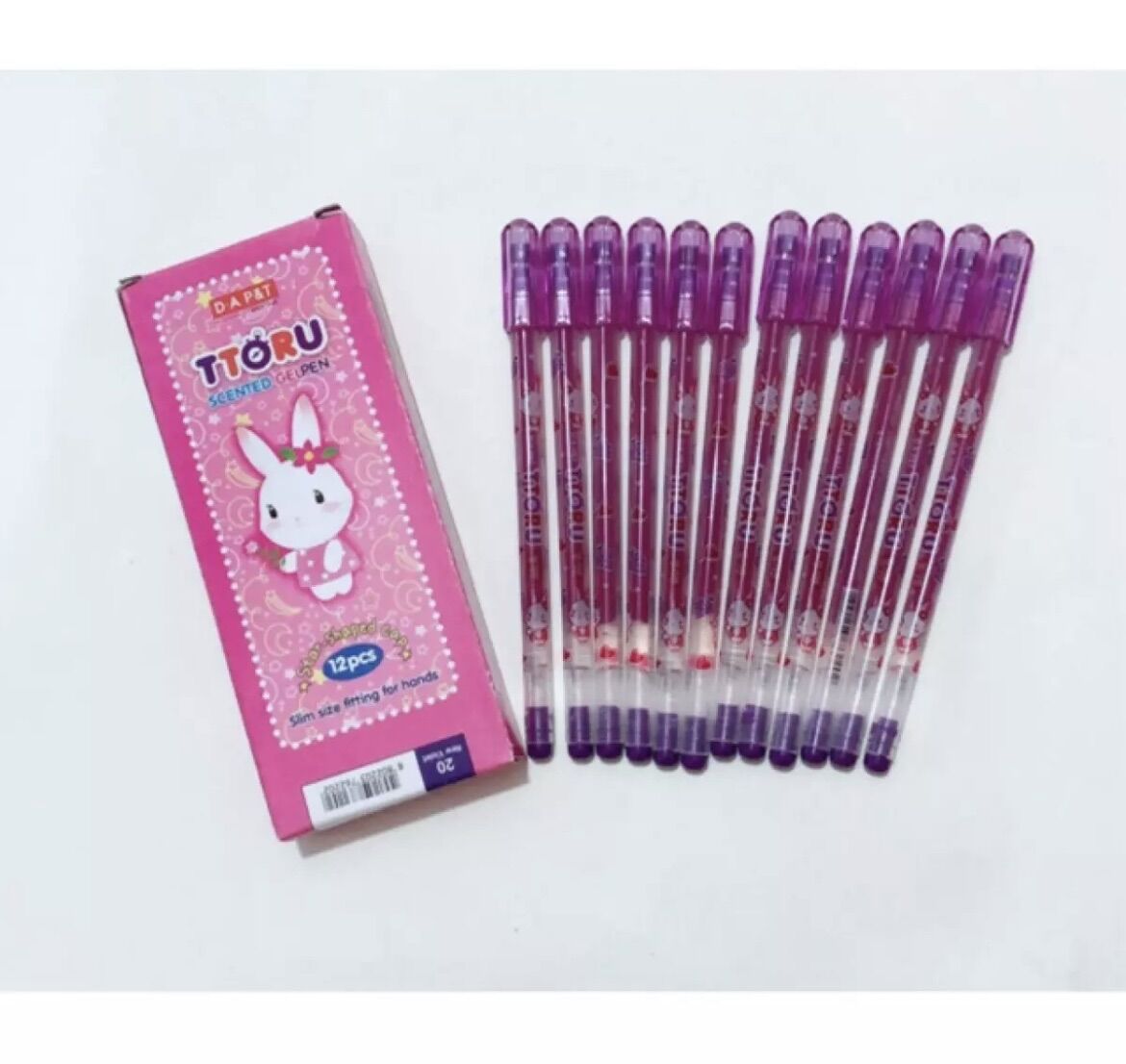 [HCM]Bút Mực Tím Nho -TTORU- KOREA( 1 hộp 12 cây)