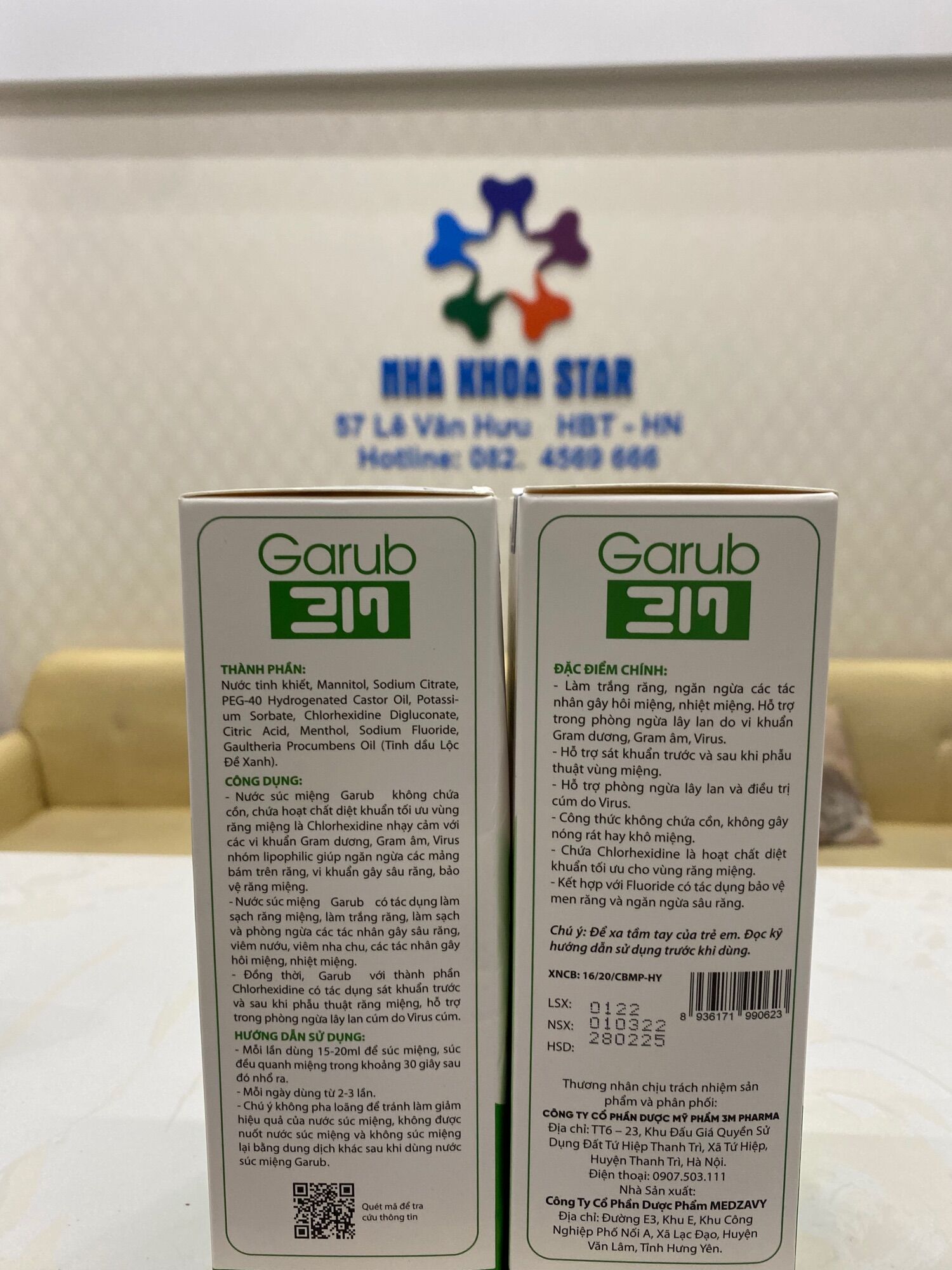 Nước súc miệng 3M