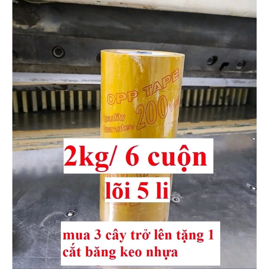 Băng keo đục 200yard 2kg cây 6 cuộn