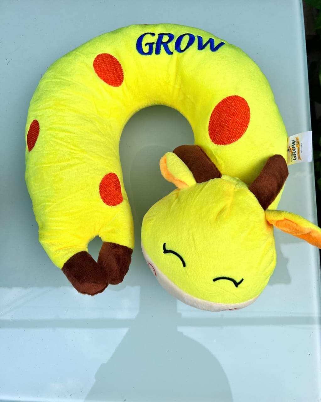 gối cổ đi xe grow
