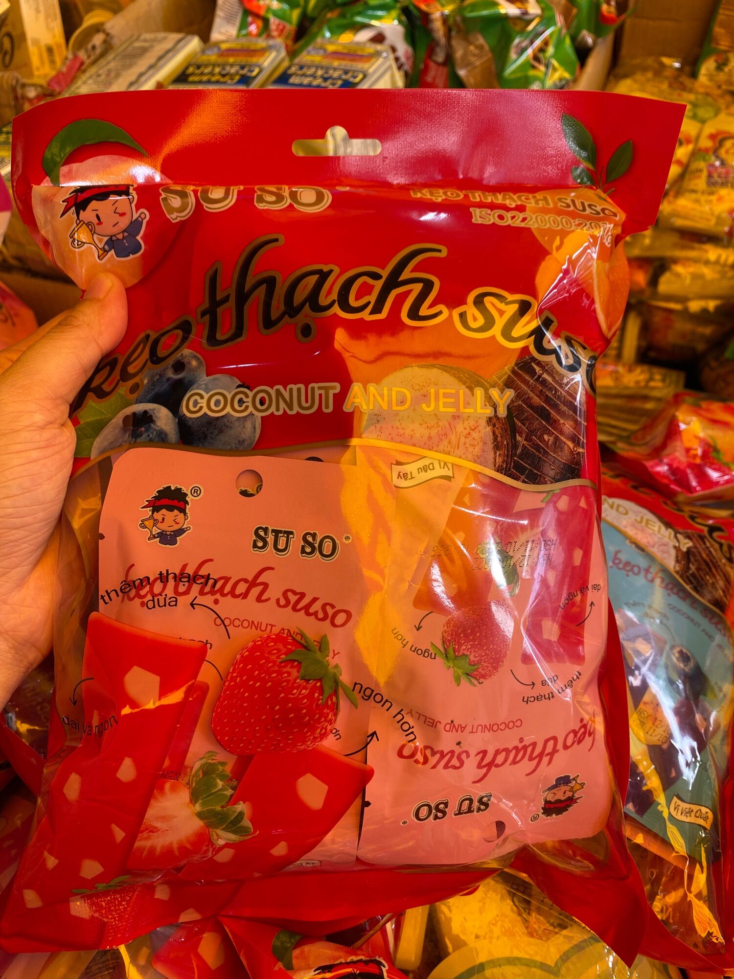 BỊCH SIÊU ĐÃ 780g KẸO THẠCH SUSO TRÁI CÂY