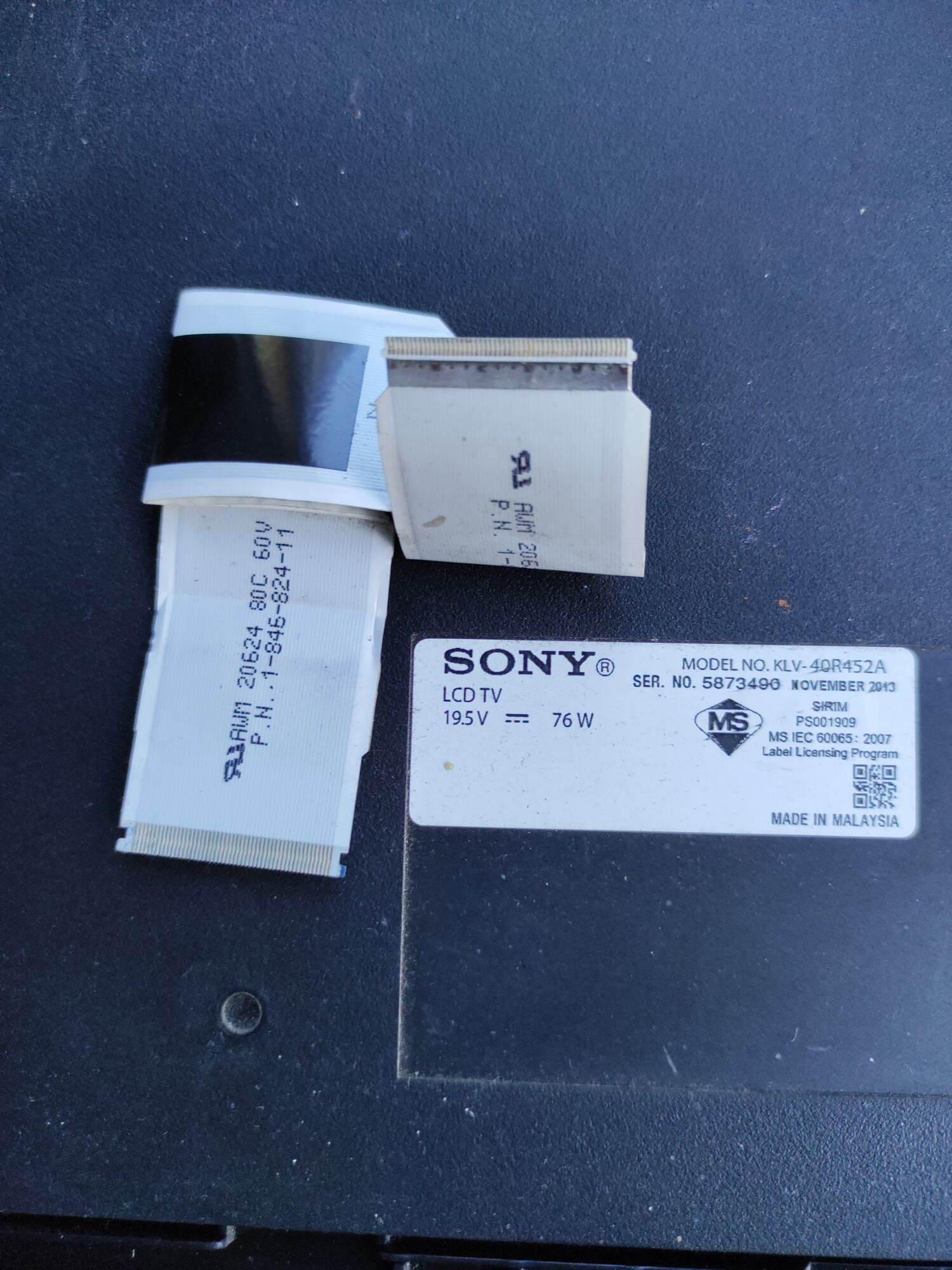 Mắt nhận, cáp, loa tivi sony KLV 40R452A