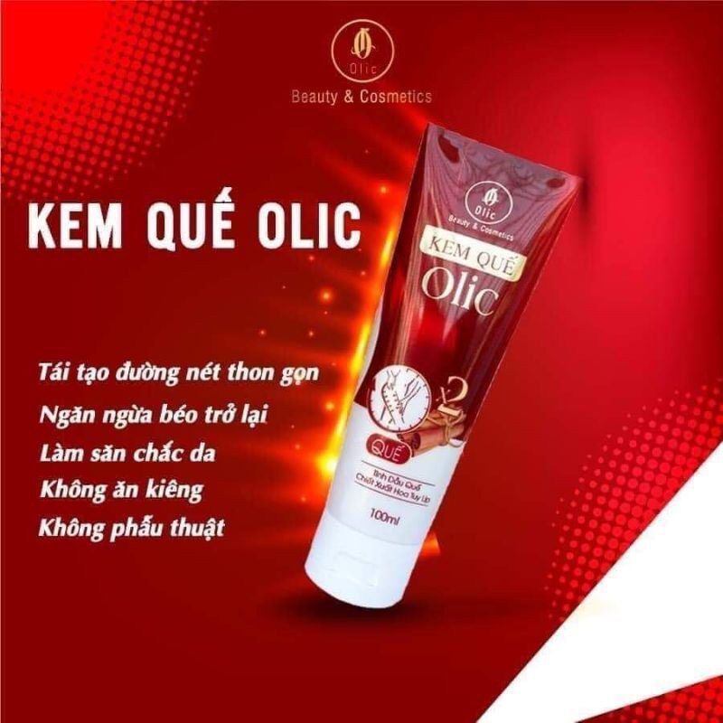 Kem tan mỡ olic - đánh tan mỡ thừa bụng, mông, đùi, cánh tay 100ml