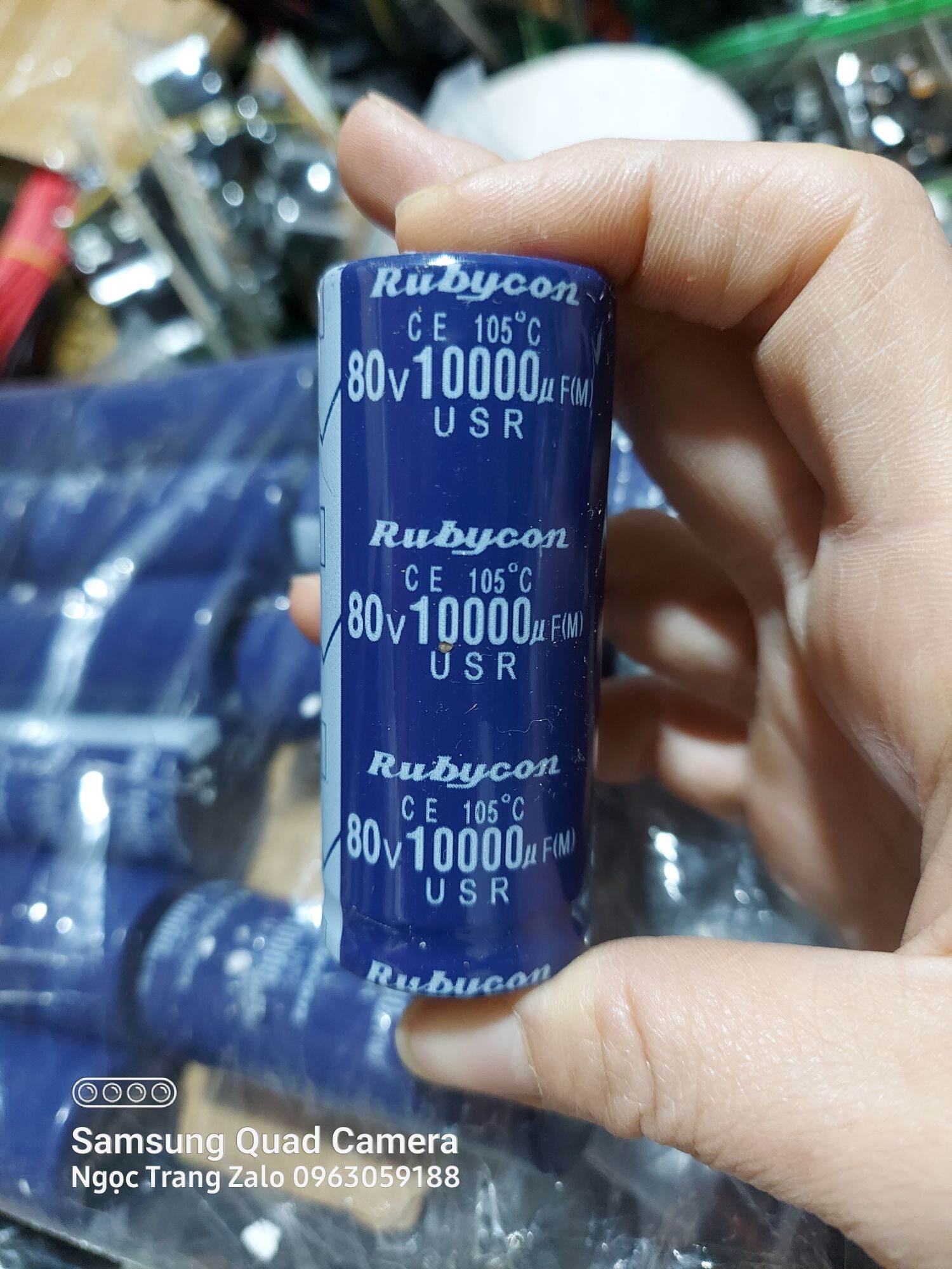 Tụ Lọc Nguồn 10.000 - 80V (3×7)- Giá 1 Tụ