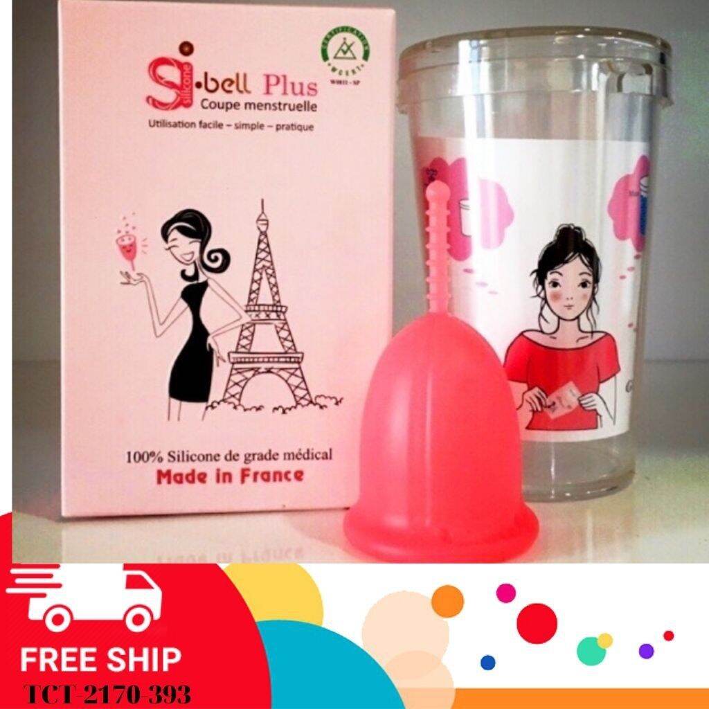 Cốc Nguyệt San Sibell Cup hàng nhập khẩu chính hãng có in chữ tiếng việt