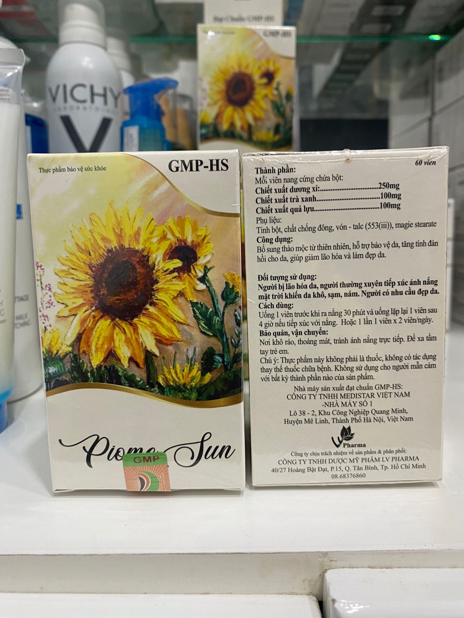 Viên uống chống nắng Piome Sun 60 viên