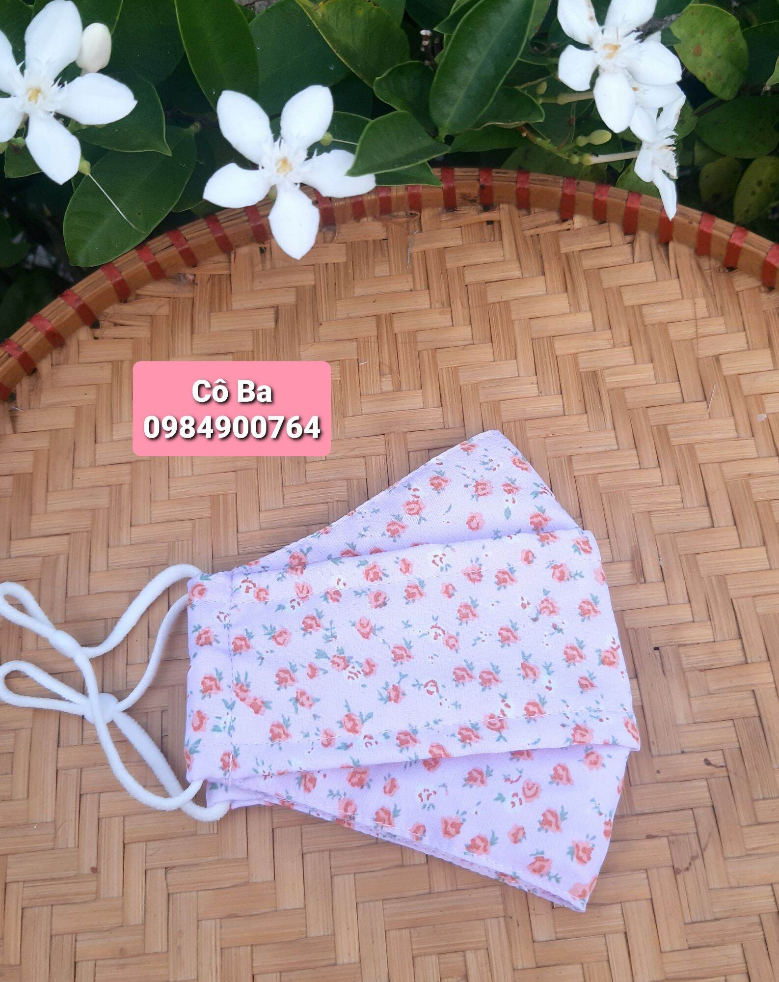 Khẩu trang  3D vải lụa