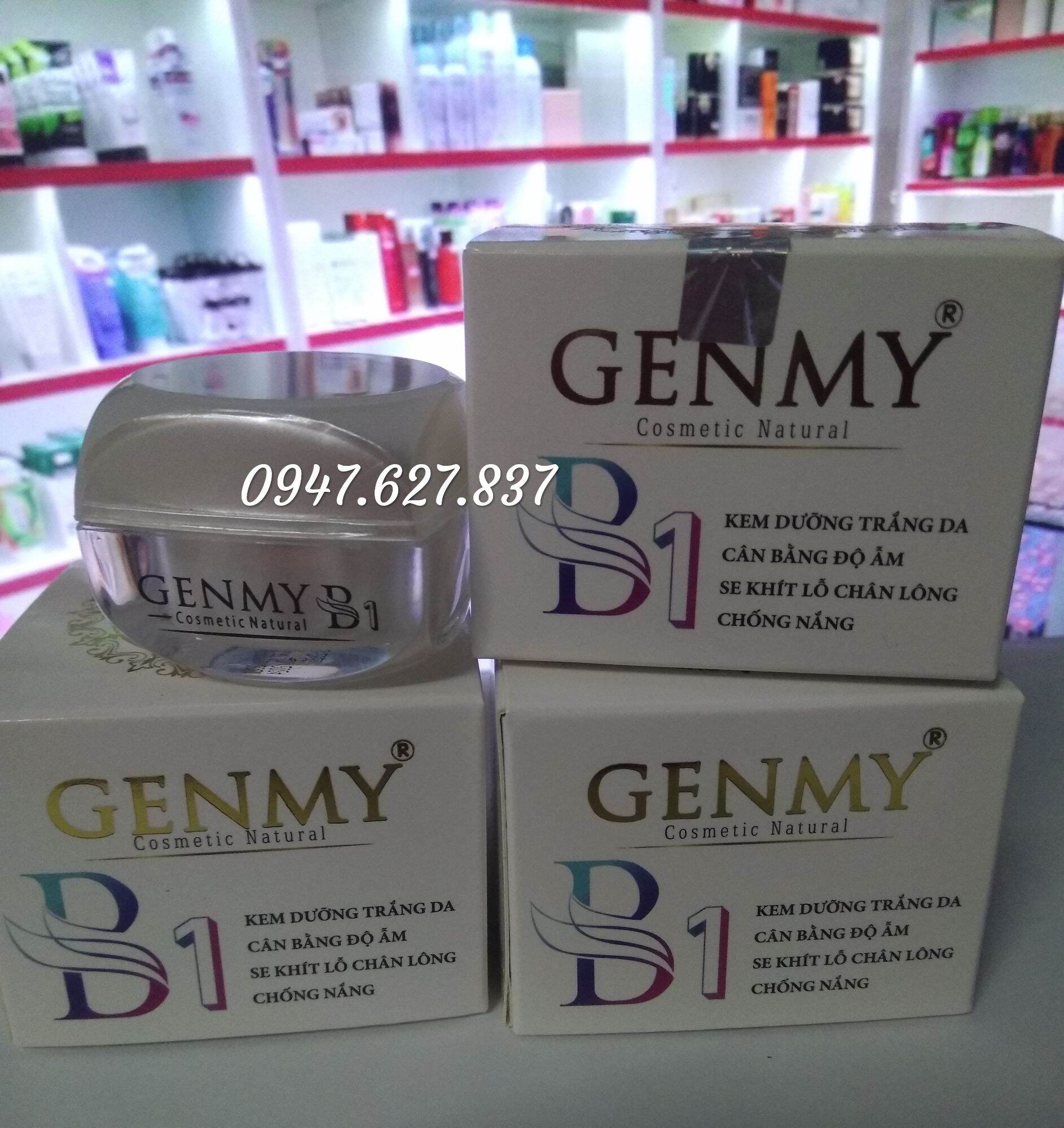 Kem Genmy Trắng Da Giũ Ẩm B1 10G