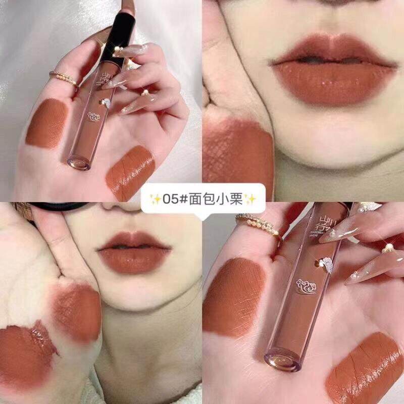 Set 5 cây son nhung mờ Vongee Hạt Trắng