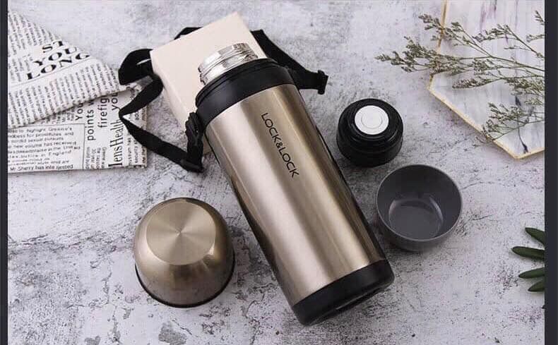 Bình giữ nhiệt giữ nóng, lạnh Easy Take của Lock&Lock 1L