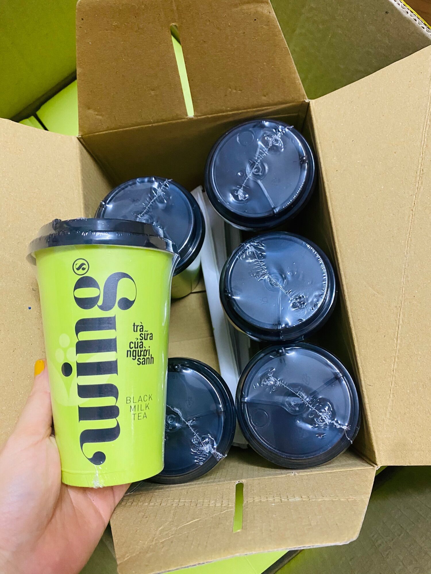 Trà sữa hoà tan tiện dụng wings lốc 6 hộp