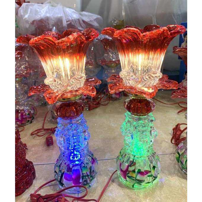 Đèn thờ hoa sen 3 bông