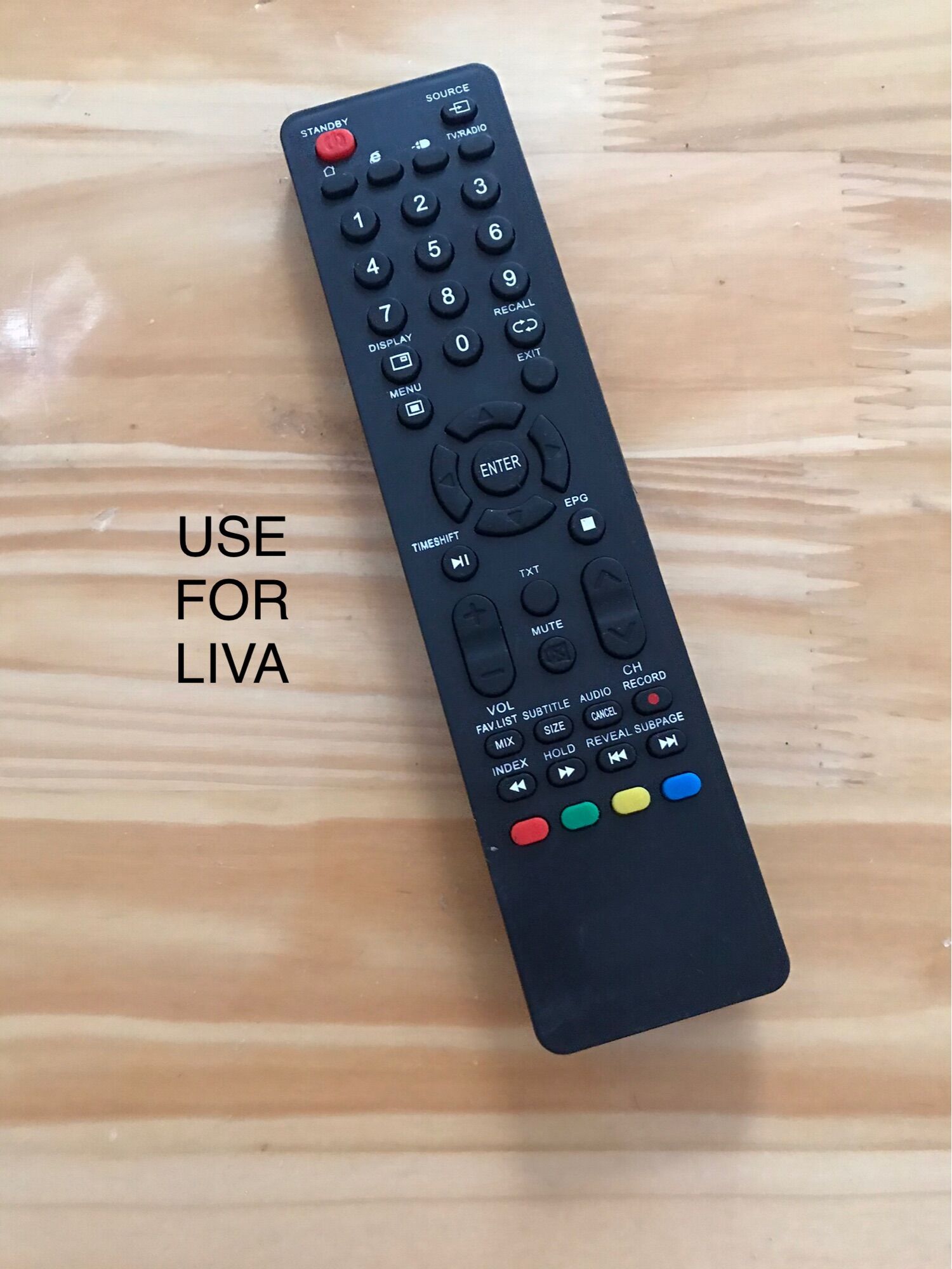 Remote điều khiển tivi led LIVA Smart