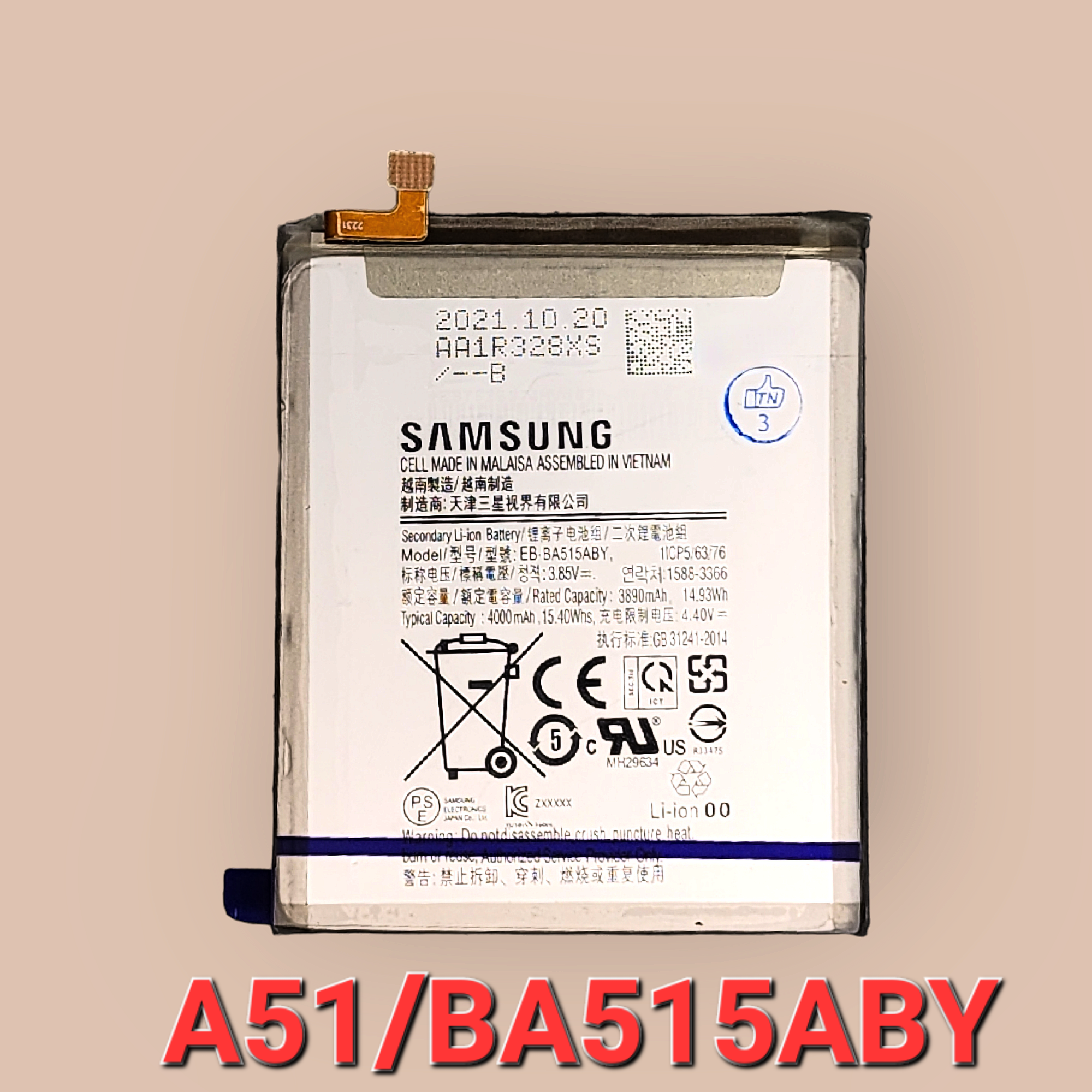 Pin Sam Sung A51 2019/BA515ABY Zin Hãng