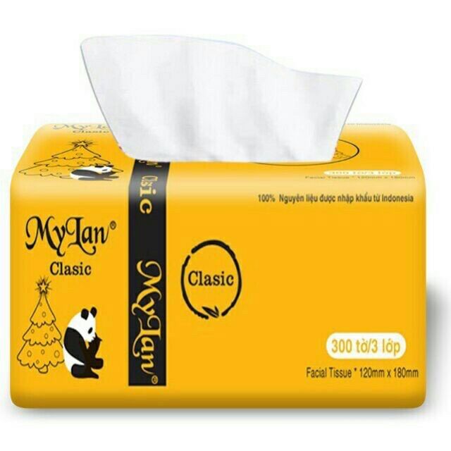 Bịch khăn giấy gấu trúc Mỹ Lan