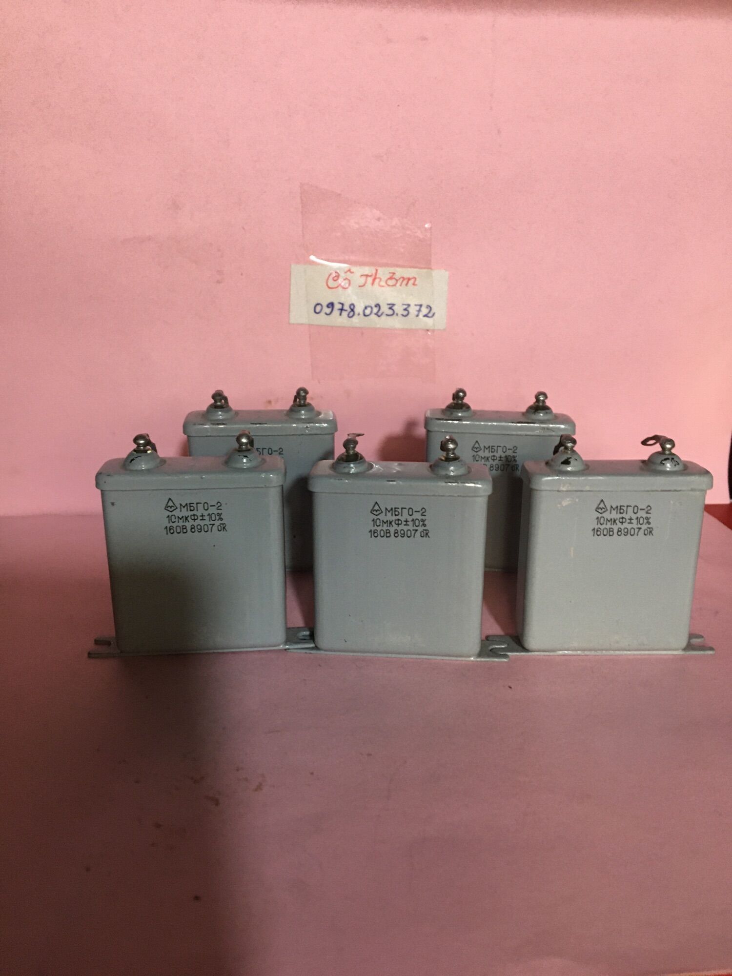 Tụ dấu nga 10uf 160vlắp loa