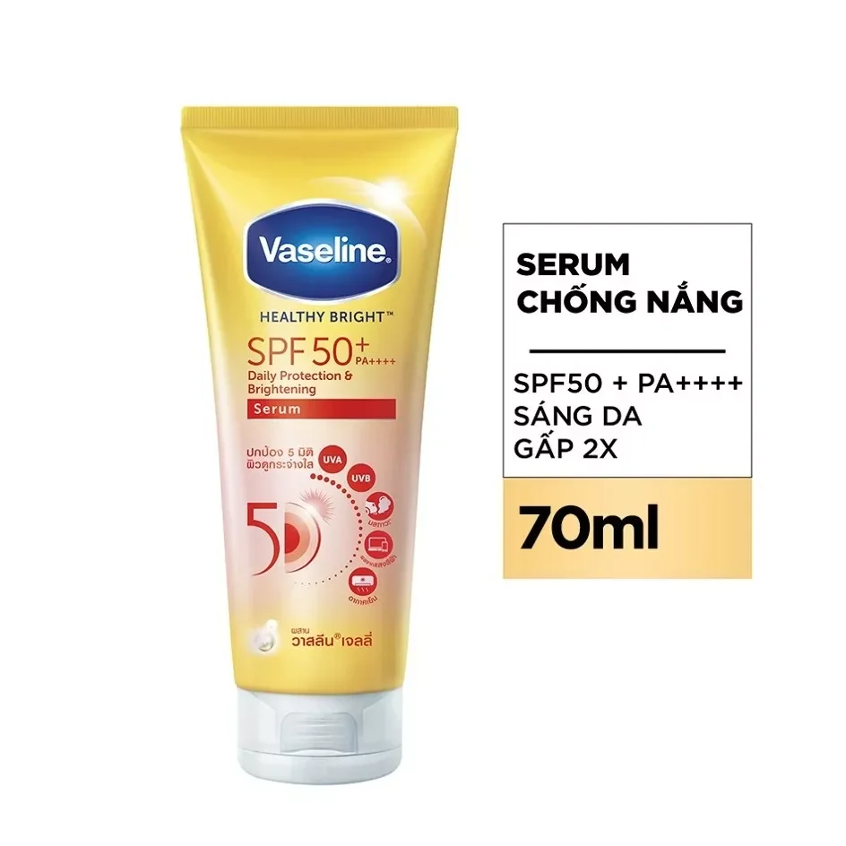 [70ml] KEM DƯỠNG TRẮNG DA VÀ CHỐNG NẮNG VASELINE 70ml