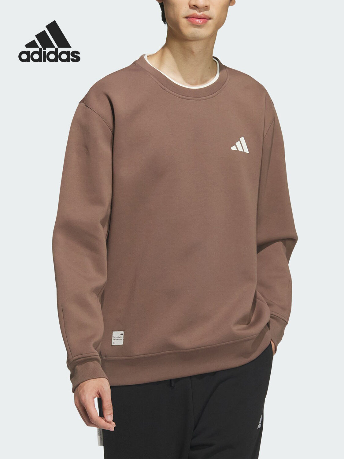 adidas | Small Logo Men's Sporty Casual Round Neck Sweater Giá 1,523,000 Đồng*Miễn phí vận chuyển