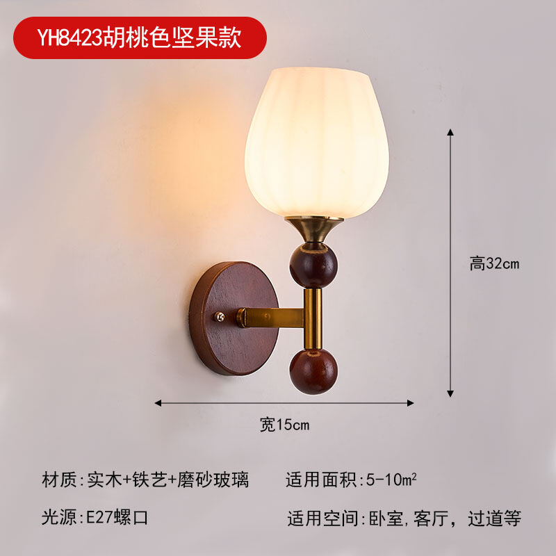 Đèn Tường Gỗ Phong Cach Cổ Điển