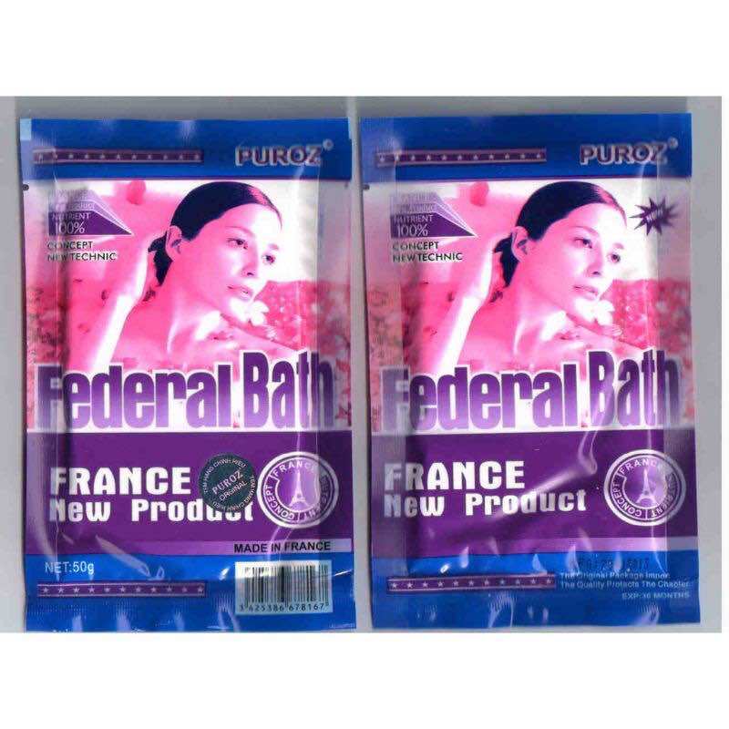 Bột sữa non pháp FEDERAL BATH kích trắng 50g