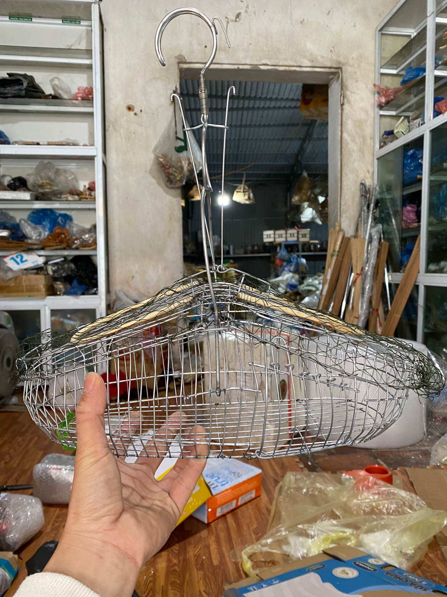  Lồng bẫy chim vành khuyên chất liệu kẽm siêu nhạy dễ sử dụng 