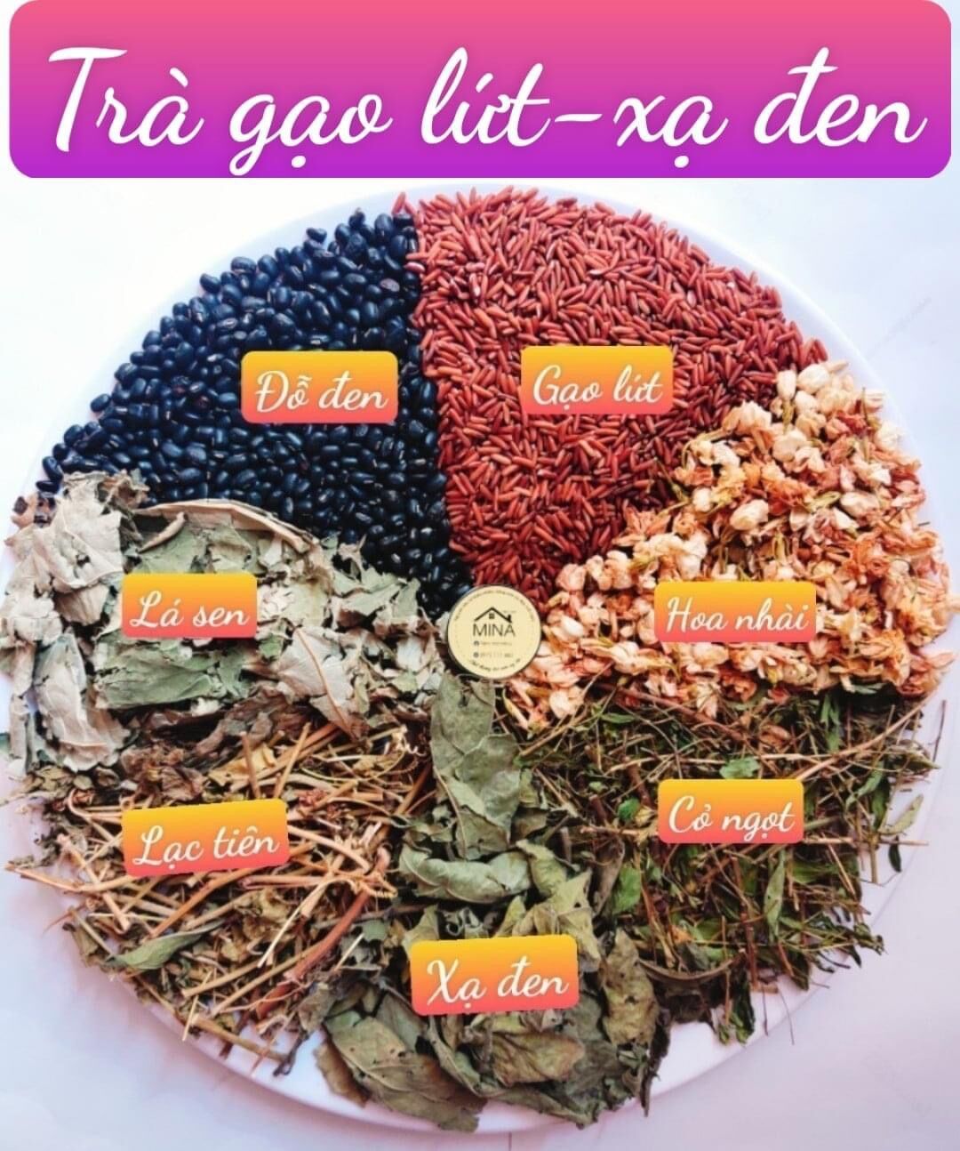 Trà gạo lức xạ đen
