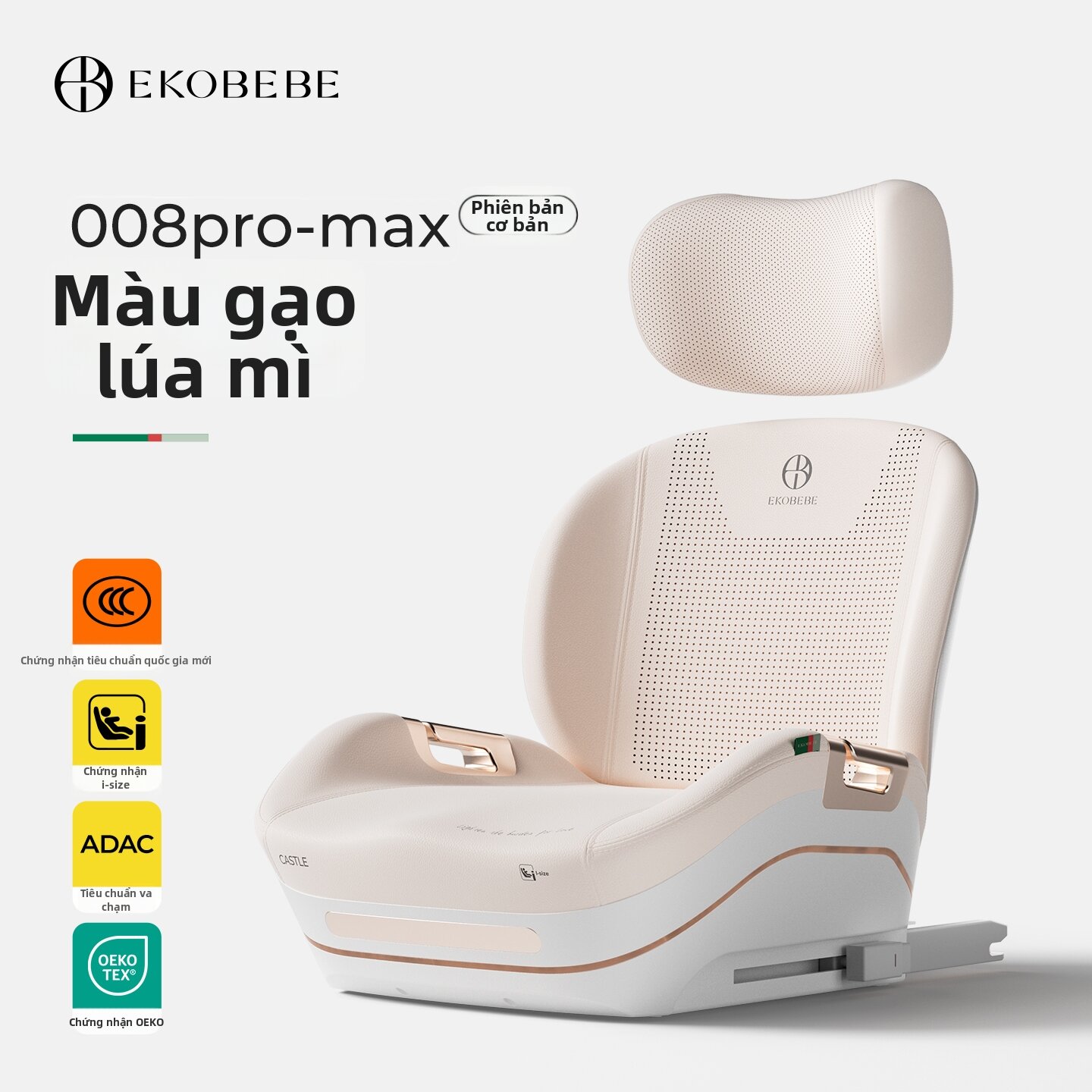 EKOBE BE | Ghế Nâng An Toàn Ô Tô Cho Trẻ Em Tiện Lợi