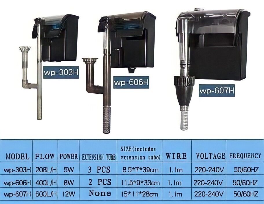 Máy lọc nước hồ cá dạng thác nước SoBo 607H WP-607H