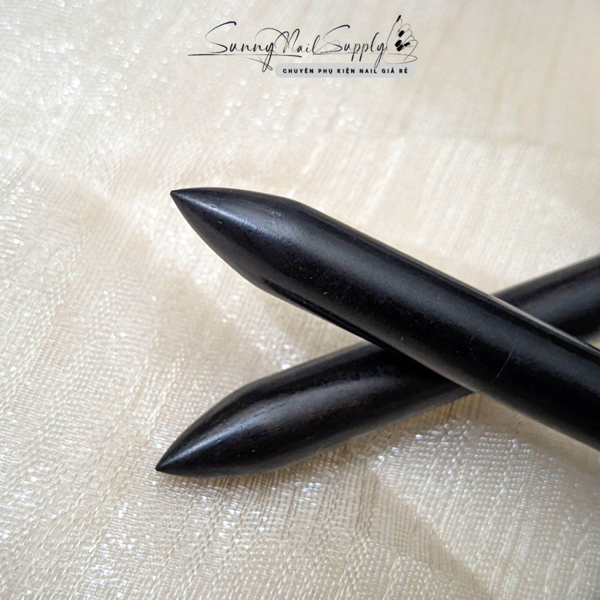 Cọ tô cọ hoa cúc cọ vẽ thư pháp nail cán đen cao cấp