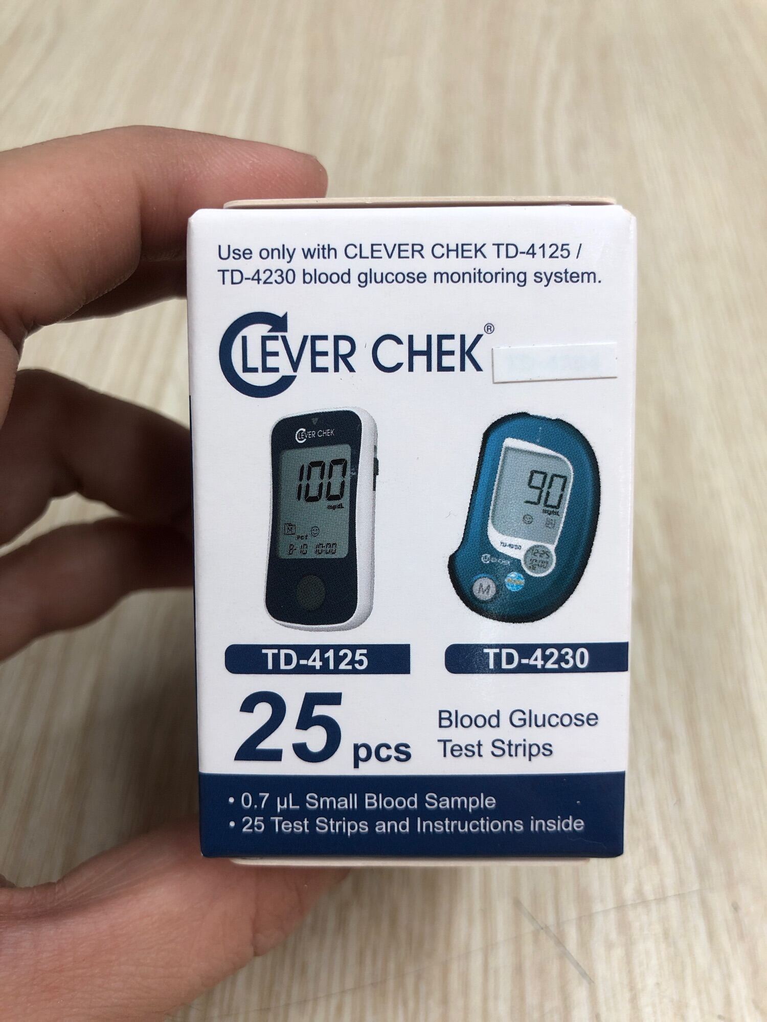 Que thử đường huyết Clever Chek TD-4230