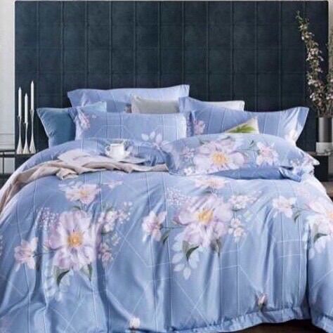 [ HỖ TRỢ PHÍ SHIP ] Bộ Drap Gối Tencel  Vải Nhập Hàn Quốc Mẫu Hoa Mới Đỉnh Cao Mát, Mềm Mại(gồm 1 drap, 2 vỏ gối đầu, 1 vỏ gối ôm) M6, M8x 2M