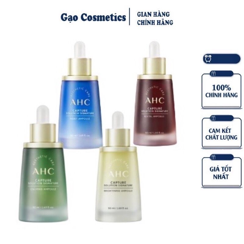 Combo serum cấp ẩm, chống lão hoá ahc 5ml - chính hãng