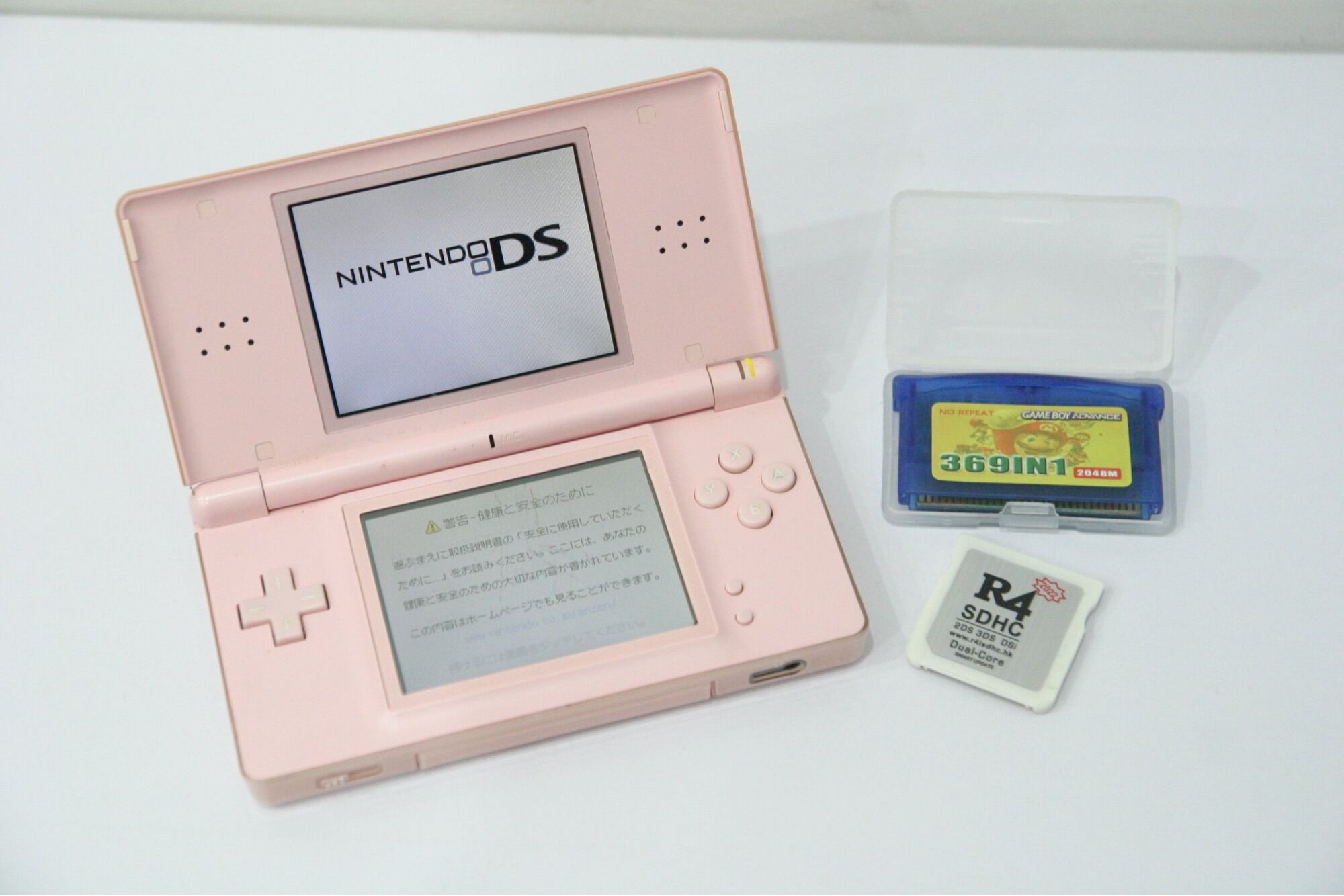 Máy gameboy ds lite hồng 90%