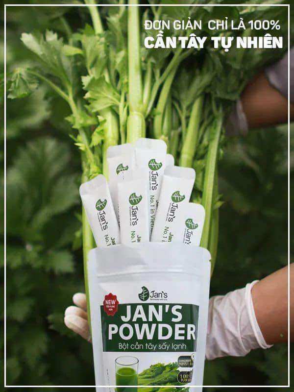 Bột Cần Tây Nguyên Chất Jan’s Powder