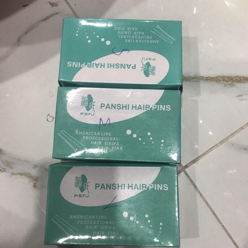 Hộp kẹp tăm chữ u,kẹp y panshi hair pins size s,m,l 500g