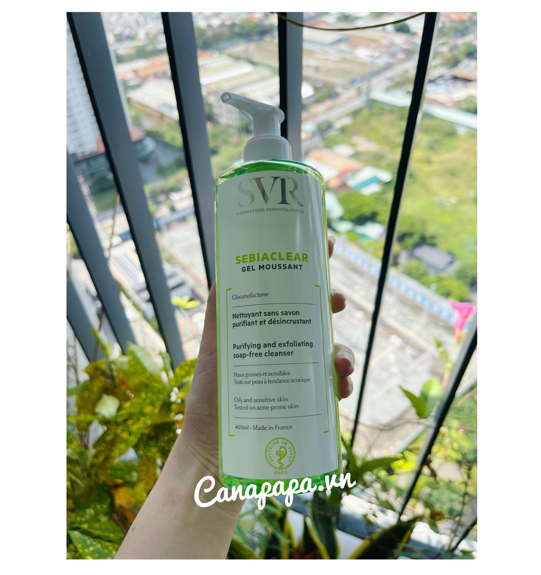 Sữa rửa mặt SVR Sebiaclear Gel Moussant cho da dầu 400ml