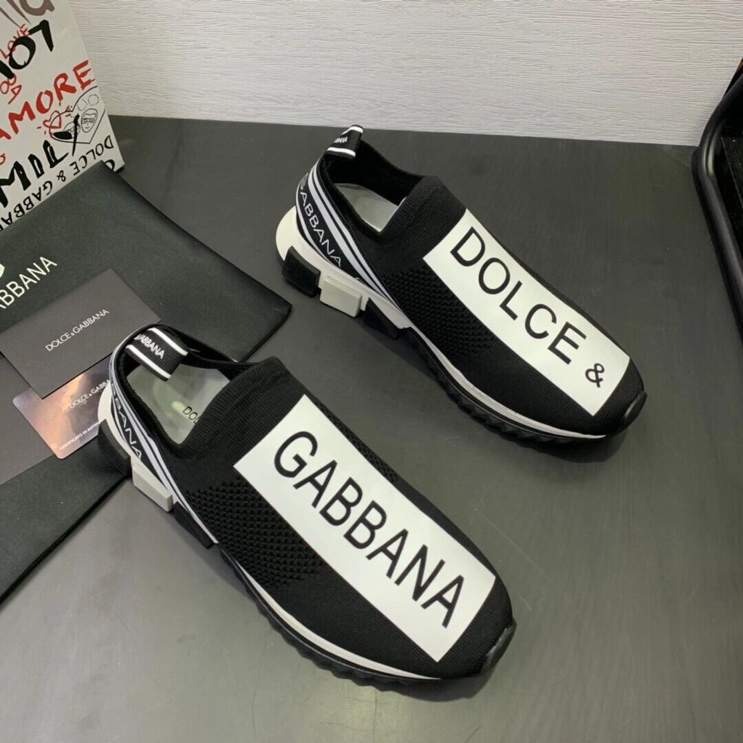 Giày lười chun dolce gabana