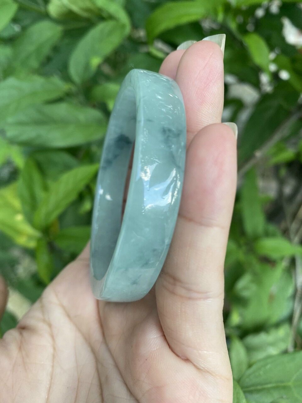 Vòng Ngọc Cẩm thạch tự nhiên size 50, hợp các mệnh.