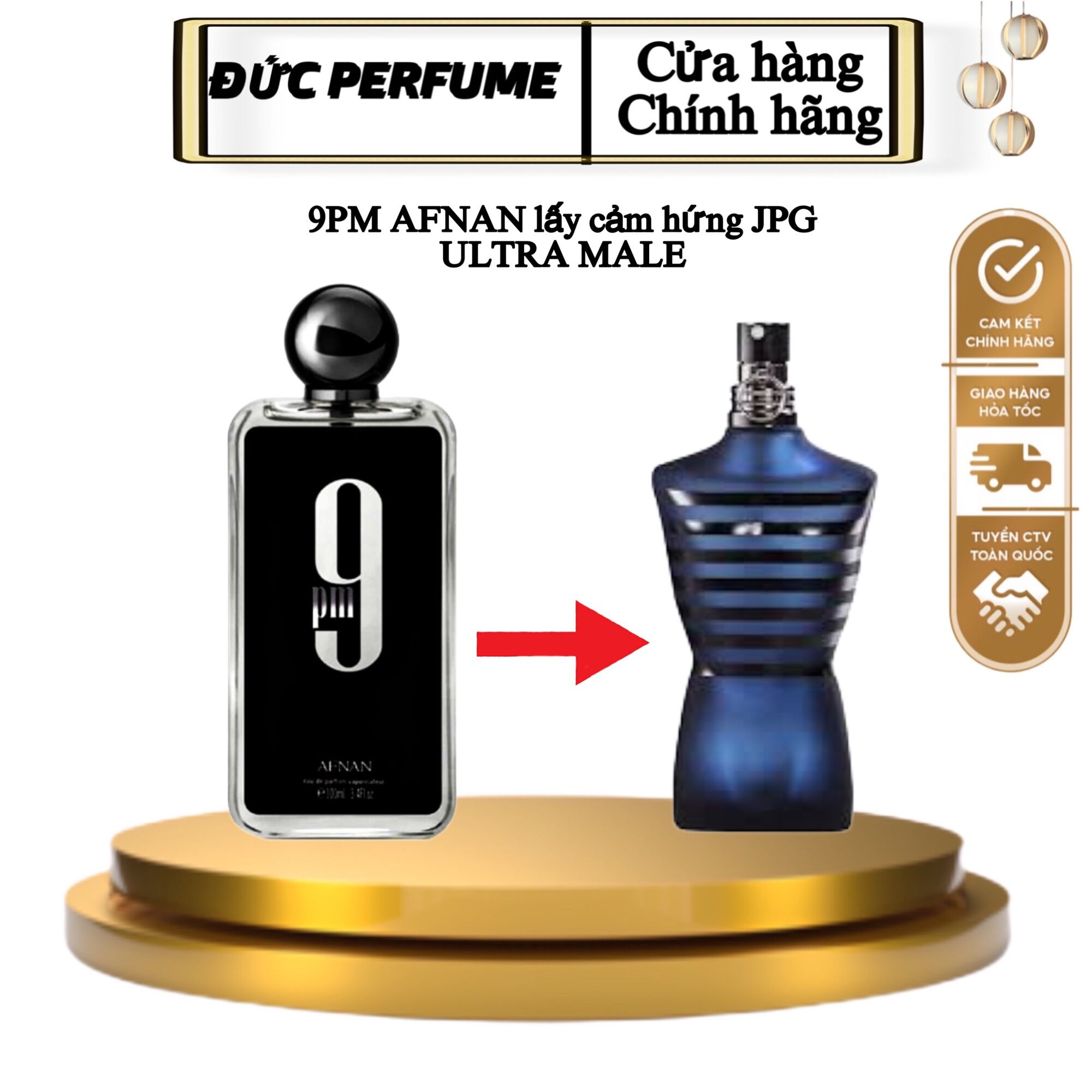 Nước hoa Dubai  Afnan 9PM EDP 100ml