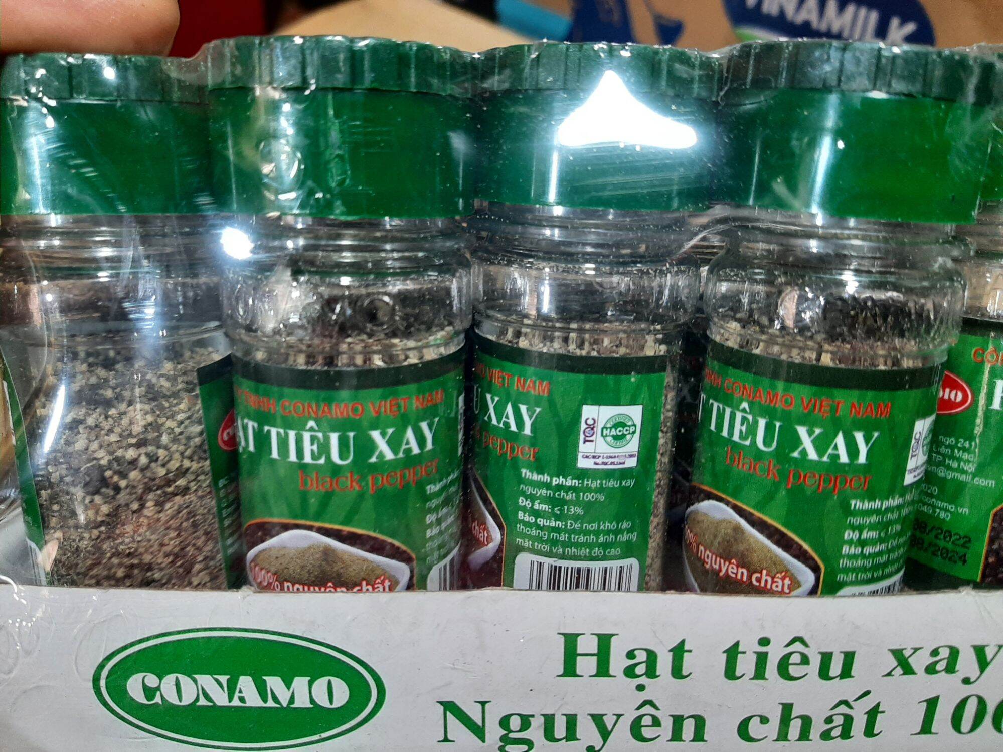 Tiêu Đen Xay Nguyên Chất Lọ 25g