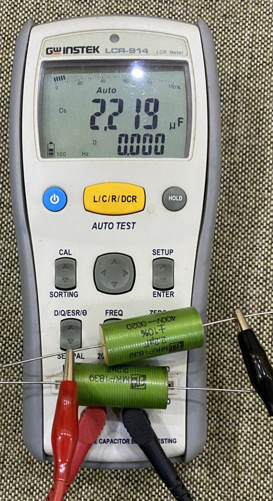 Tụ điện audio ERO MKP 2.2uF 400V Germany ( NOS)