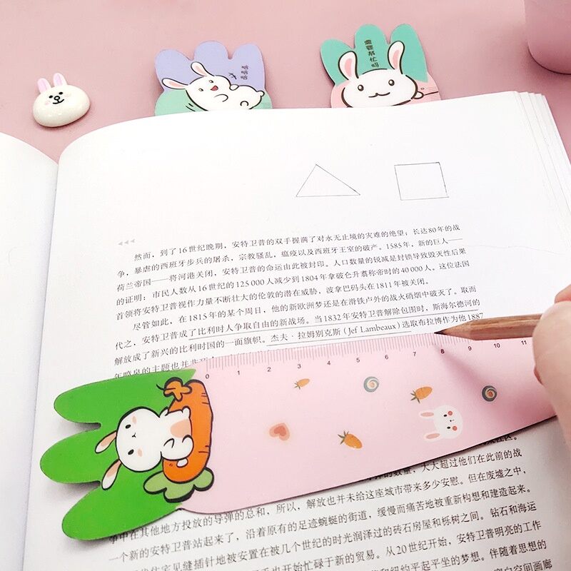 Thước dẻo hình củ cà rốt và bé thỏ