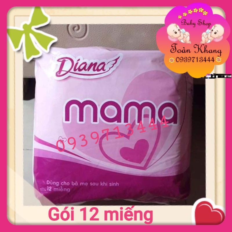 Băng sau sinh cho mẹ diana mama 12 miếng |tkshop baby|
