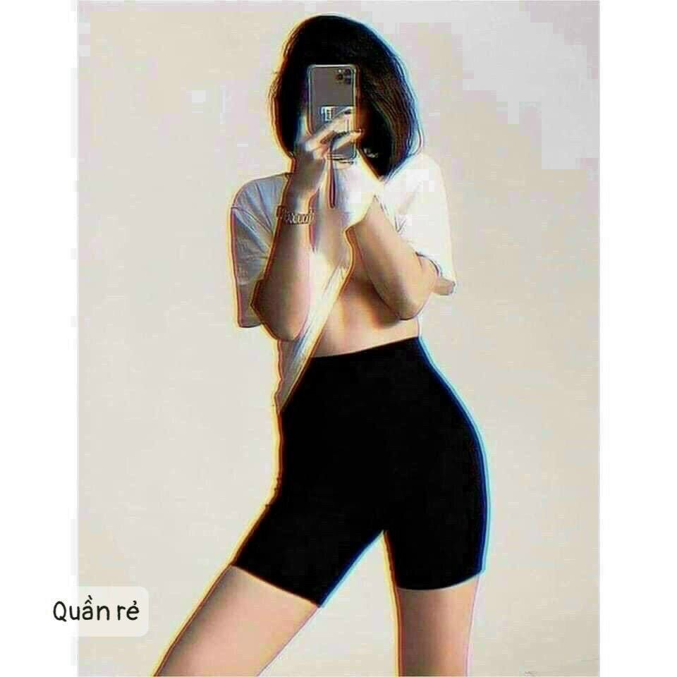 Quần ôm ngố dáng ôm legging