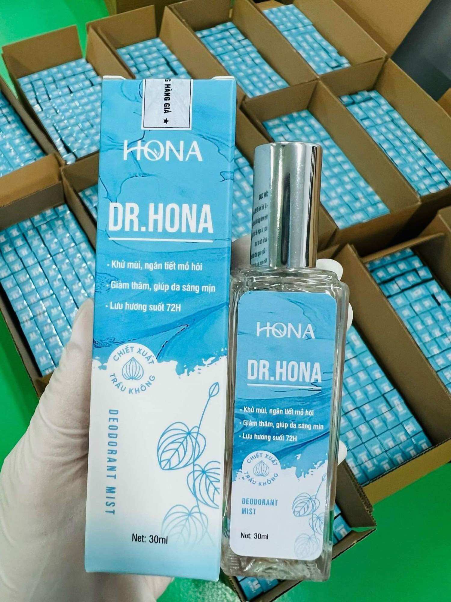 Dr. HONA Xịt Khử Mùi Hôi Nách Hôi Chân Cho Cả Nam Và Nữ 30ml