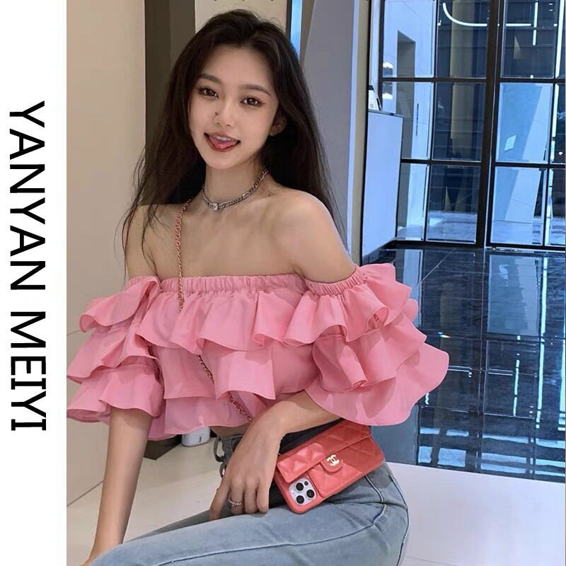 Áo bệt vai tầng siêu xinh