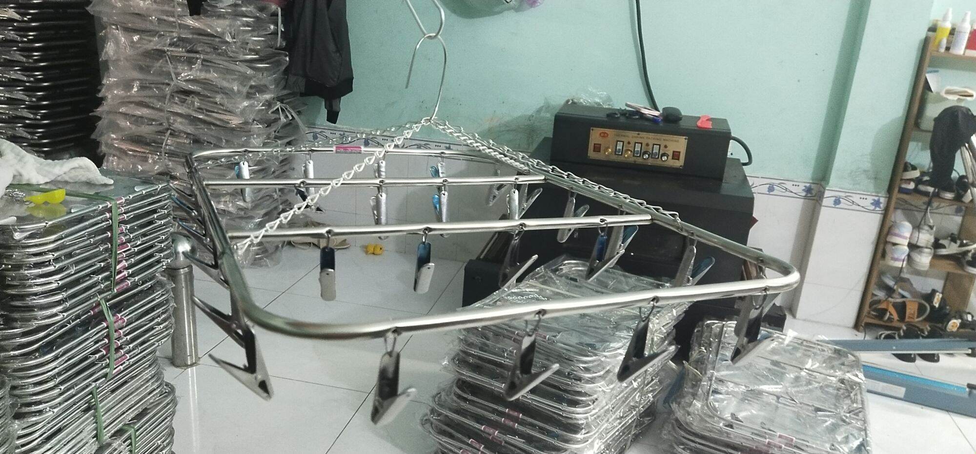 móc dù chùm phơi đồ em bé 28 kẹp