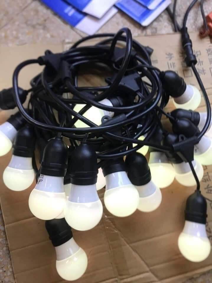 Combo 5m -10 đui kèm bóng led 3w